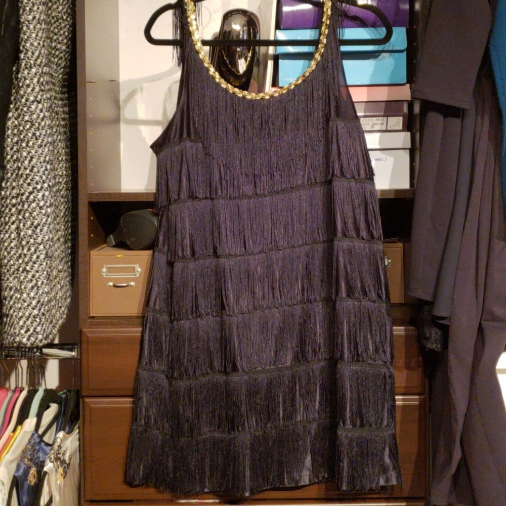Fringe flapper dress